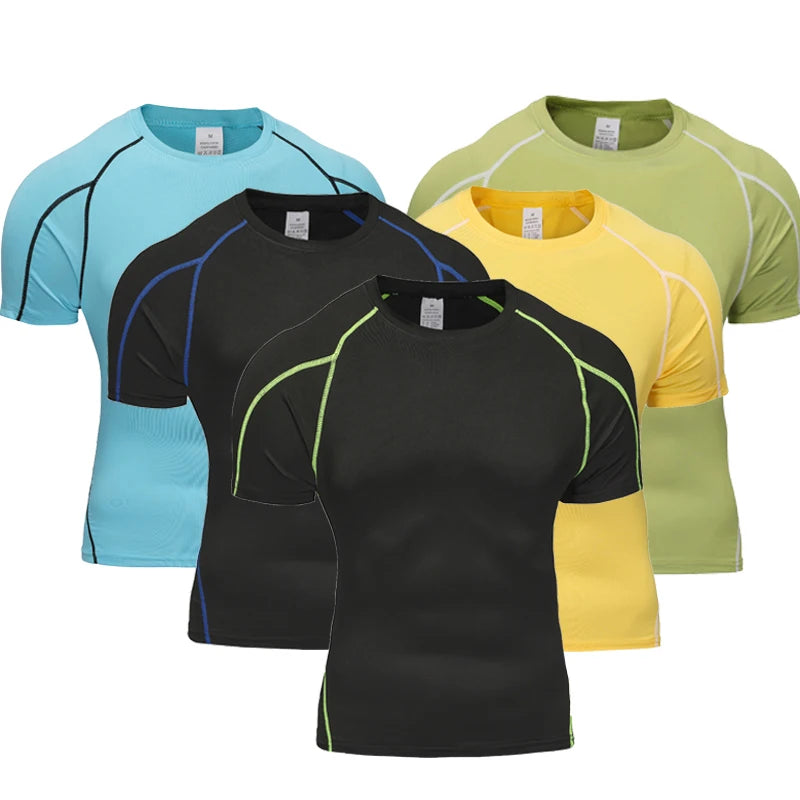 Camiseta Masculina Com Tecido Respirável Para Corrida